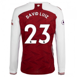 Arsenal David Luiz 23 Domaći Nogometni Dres 2020/2021 – Dugim Rukavima