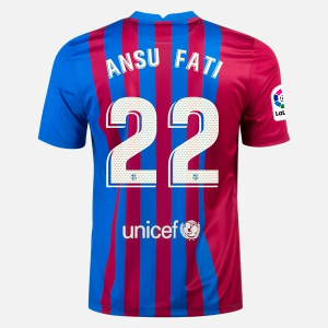 FC Barcelona Ansu Fati 22 Domaći Nogometni Dres Nike 2021/22