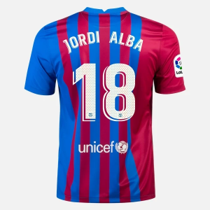 FC Barcelona Jordi Alba 18 Domaći Nogometni Dres Nike 2021/22