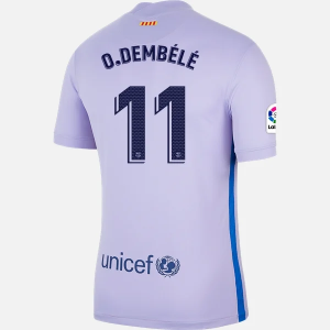 FC Barcelona Ousmane Dembele 11 Gostujući Nogometni Dres Nike 2021/22