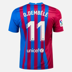 FC Barcelona Ousmane Dembele 11 Domaći Nogometni Dres Nike 2021/22