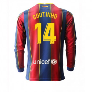 FC Barcelona Philippe Coutinho 14 Domaći Nogometni Dres 2020/2021 – Dugim Rukavima