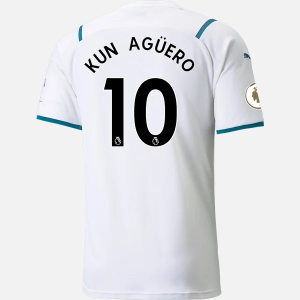 Manchester City Sergio Agüero 10 Gostujući Nogometni Dres 2021/22