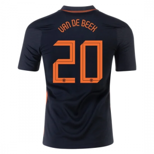 Nizozemska Donny van de Beek 20 Gostujući Nogometni Dres Euro 2020