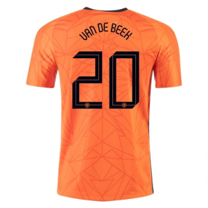 Nizozemska Donny van de Beek 20 Domaći Nogometni Dres Euro 2020