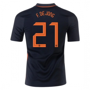 Nizozemska Frenkie de Jong 21 Gostujući Nogometni Dres Euro 2020