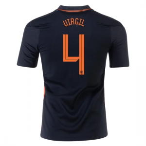 Nizozemska Virgil van Dijk 4 Gostujući Nogometni Dres Euro 2020